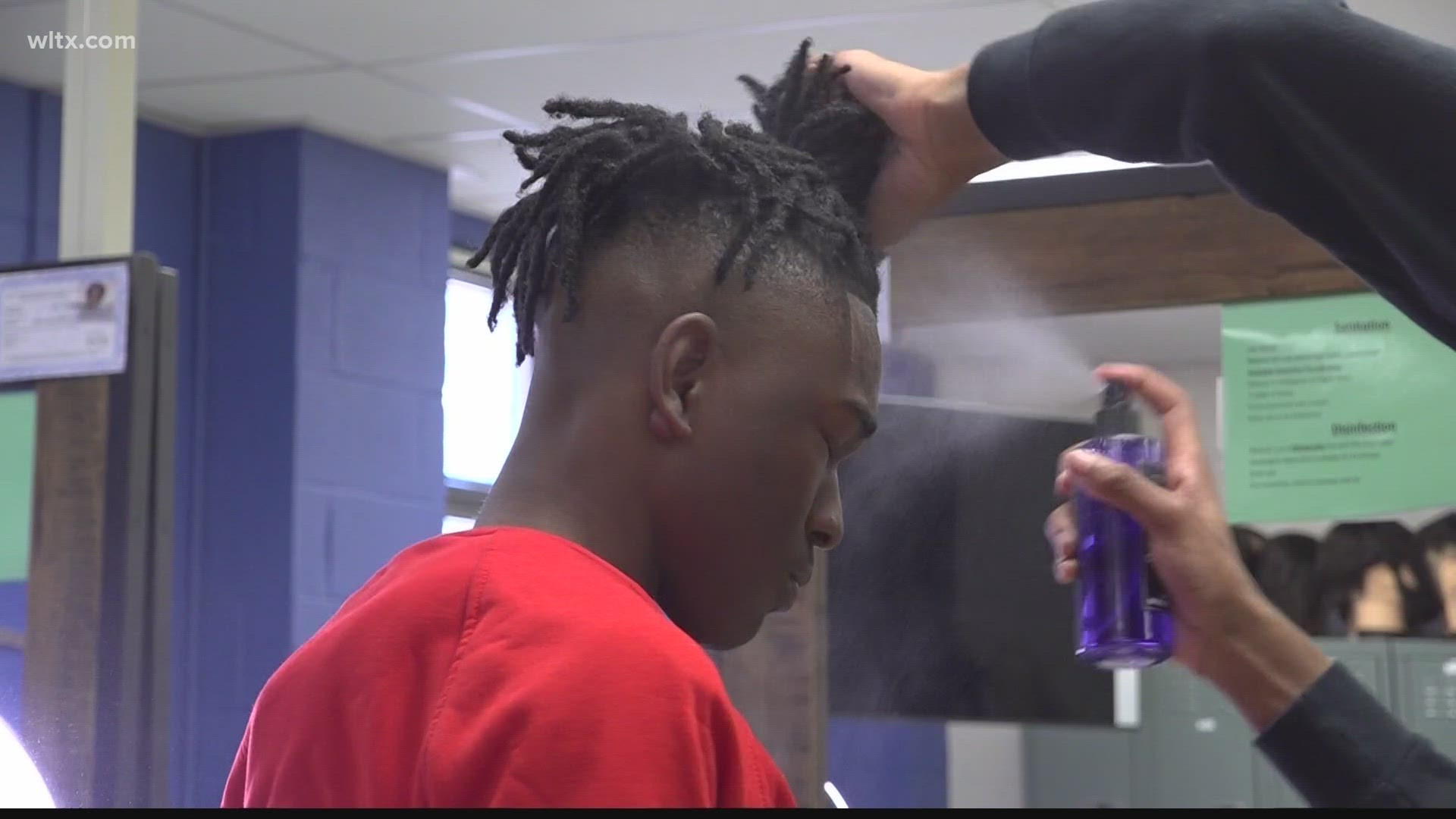 Heyward Career and Tech school barber students don't have equipment to take home.  They can't practice.  The community is helping them get what they need.