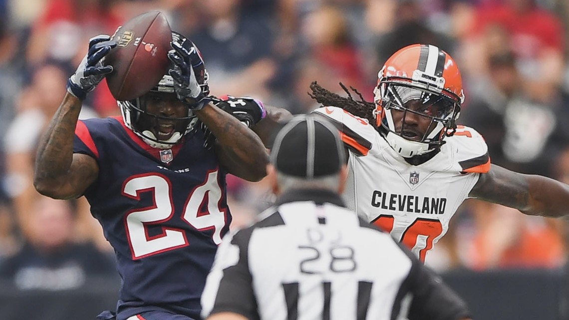 Johnathan Joseph in London promoting American Football