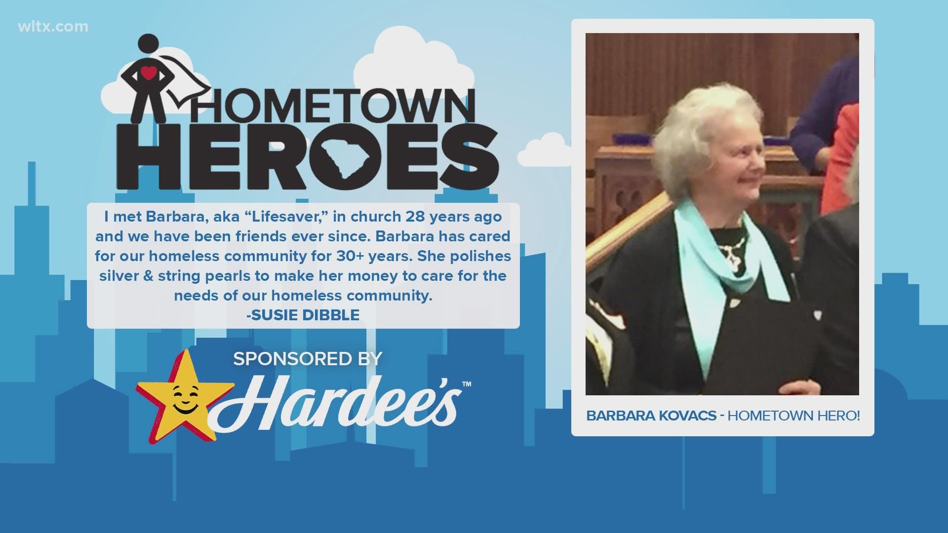 Her friends from church says Barbara's a lifesaver as she's cared for the homeless community for more than 30 years.