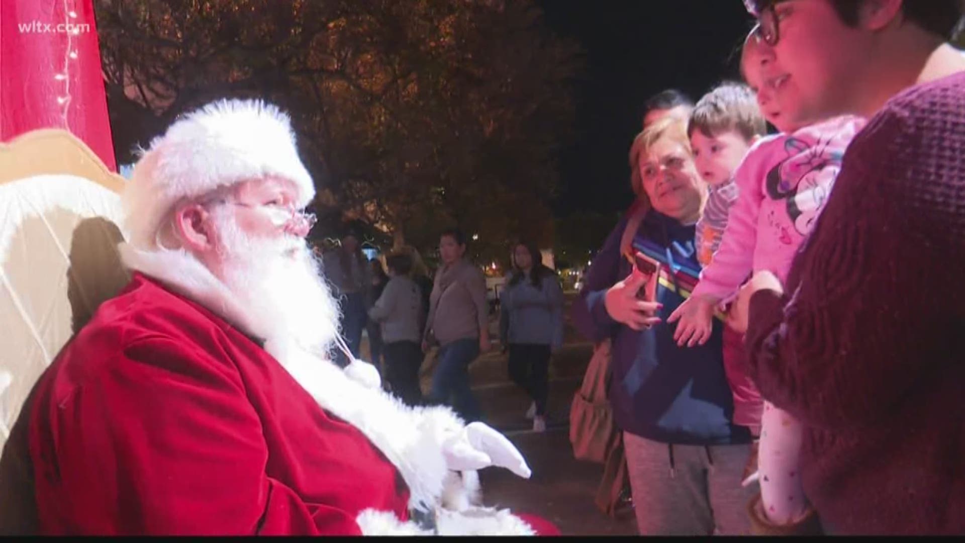 The holidays kicked off in Columbia with the 34th annual Vista Lights. Families enjoyed visits from Santa, the tree lighting and even fake snow.