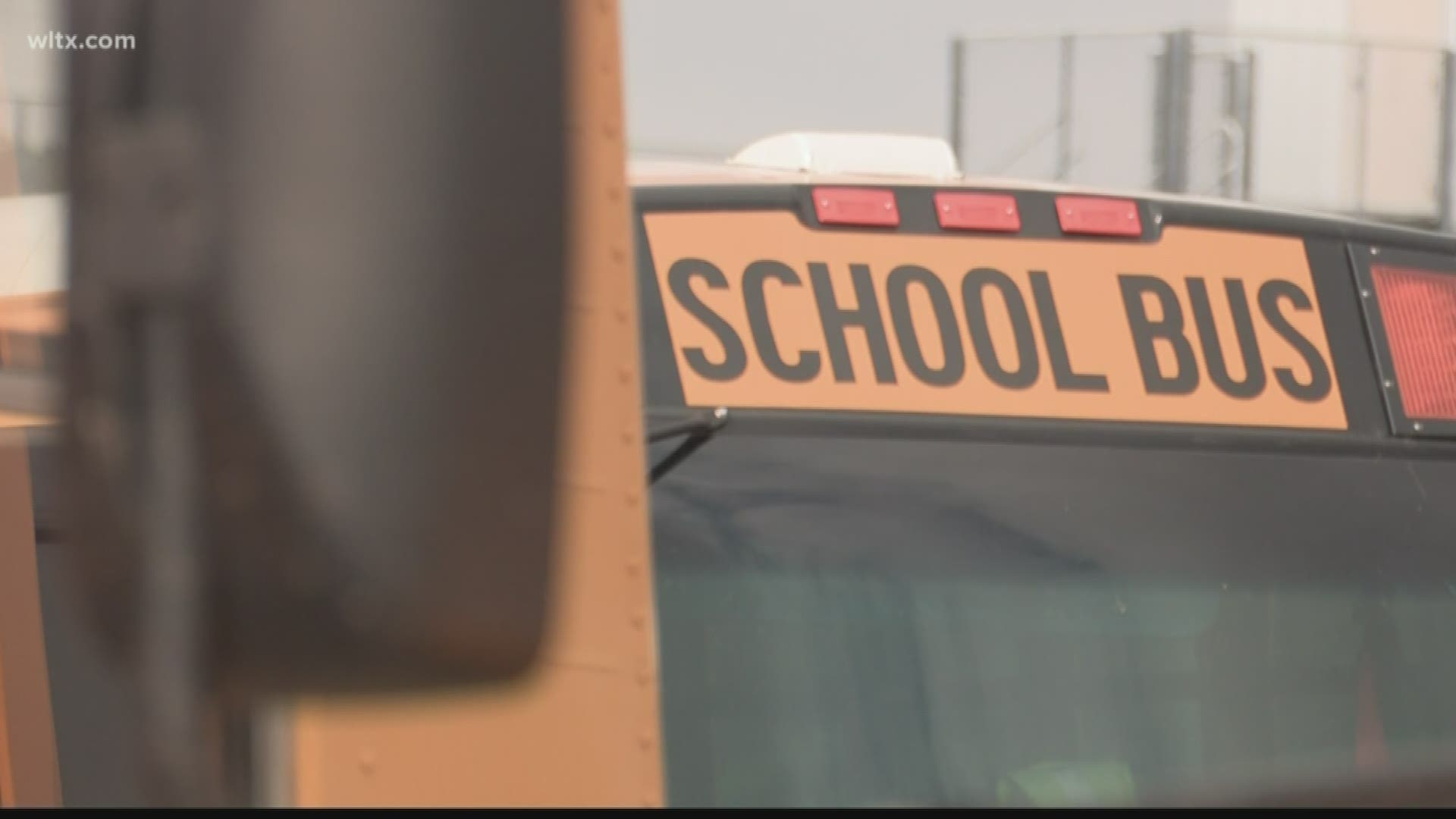 A few Richland One bus drivers meet with district