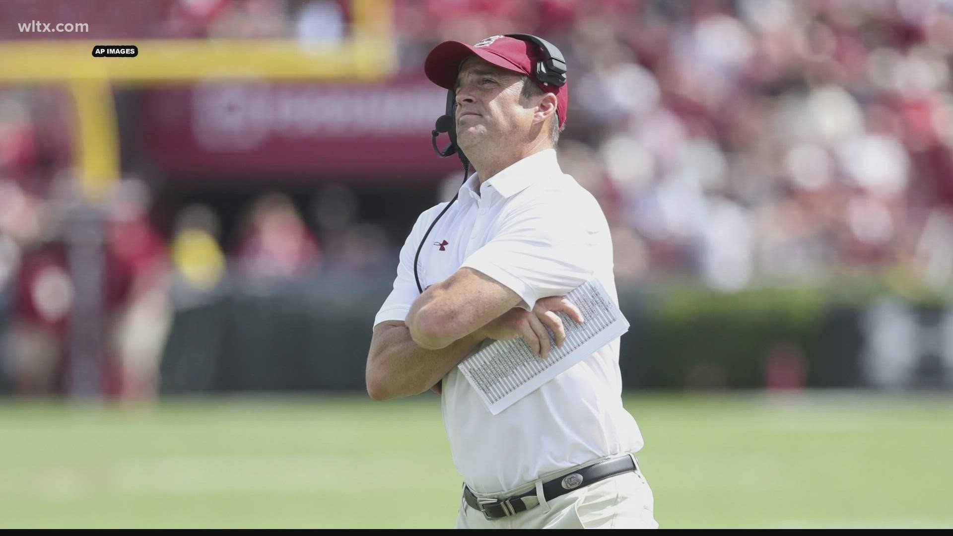 South Carolina head football coach Shane Beamer talks about what is being done to overcome slow starts which has plagued the team the last two weeks.