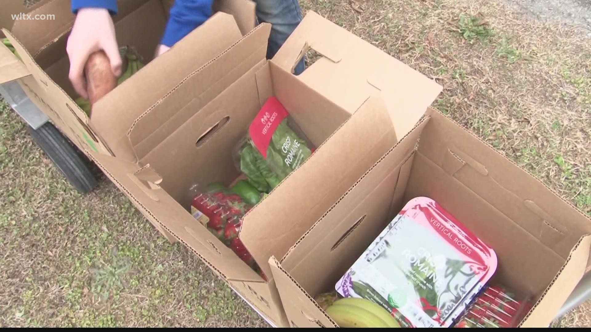 500 boxes will be distributed in communities surrounding Santee area.