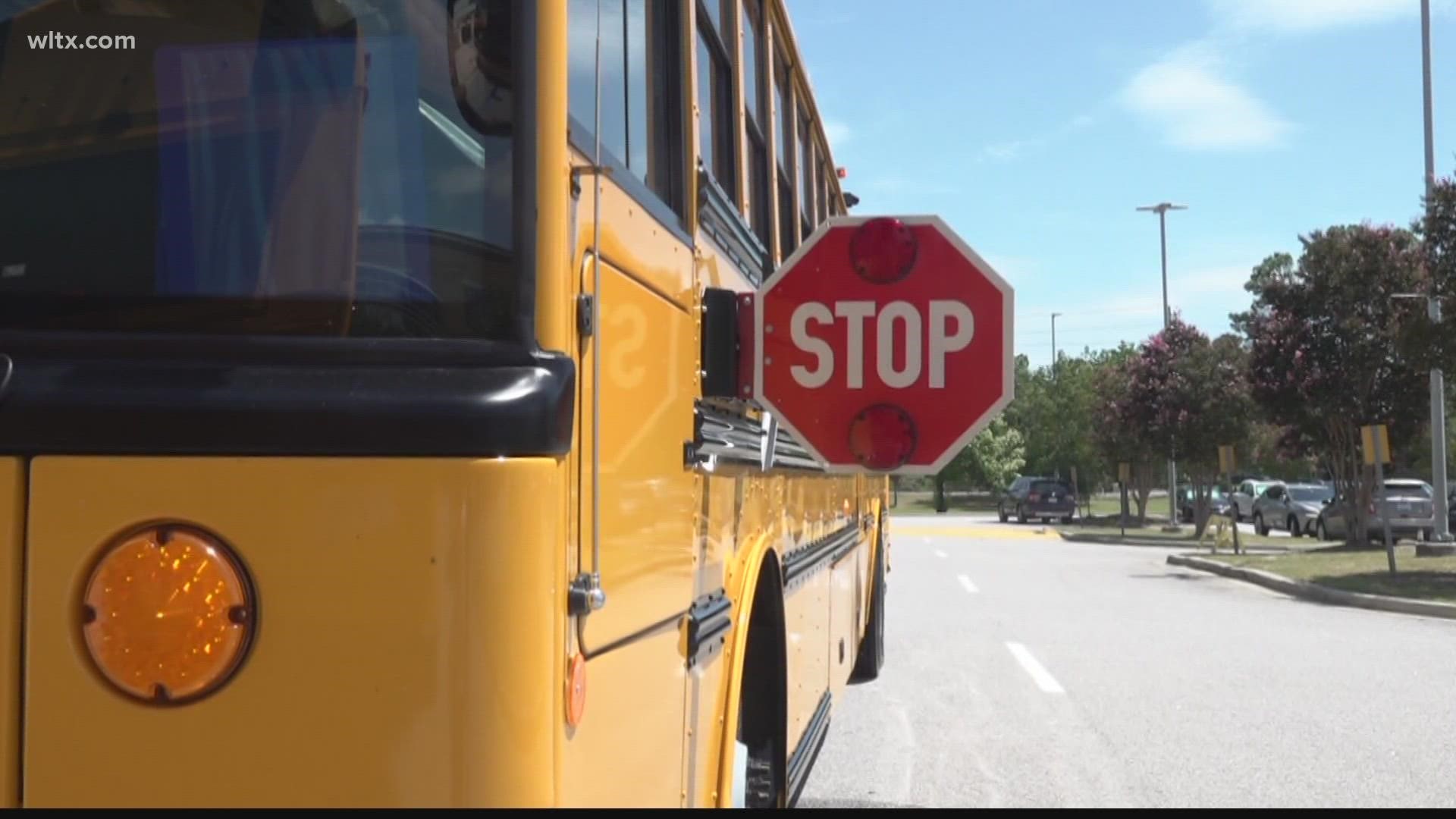School bus drivers attended training at Spring Valley High School.