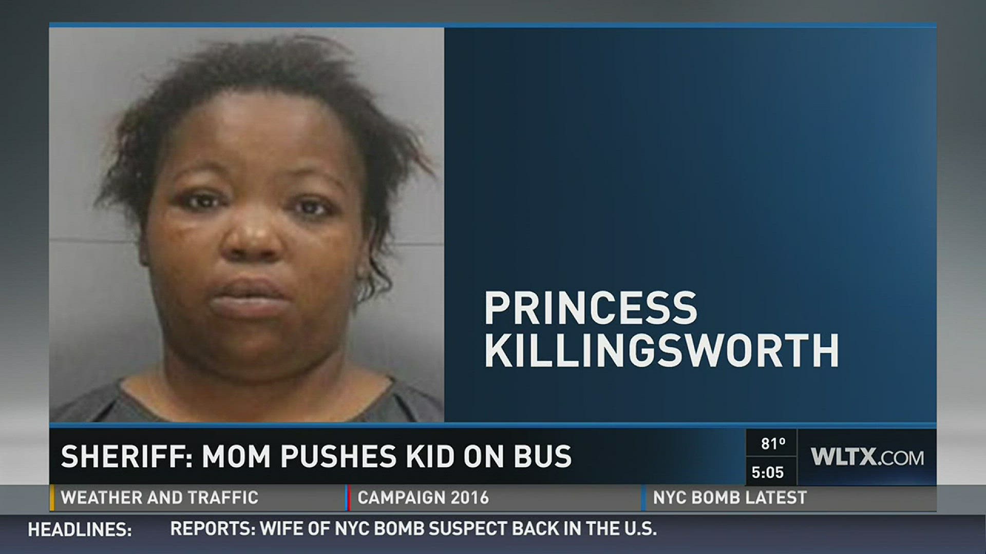 Deputies say she was upset because her child was getting bullied.