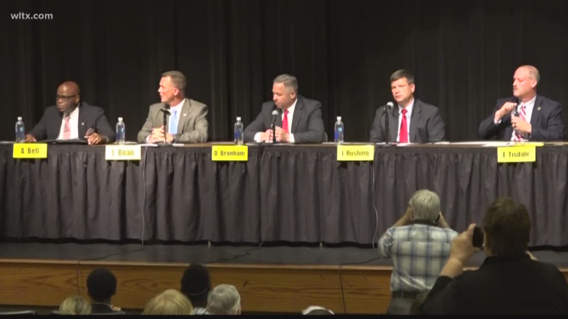 A student organized forum for candidates for Kershaw Sheriff 
