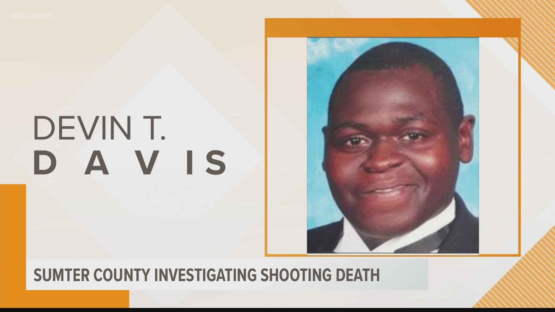 Investigators with the Sumter County Sheriff's Office are asking the public for any information surrounding the murder of Devin T. Davis.