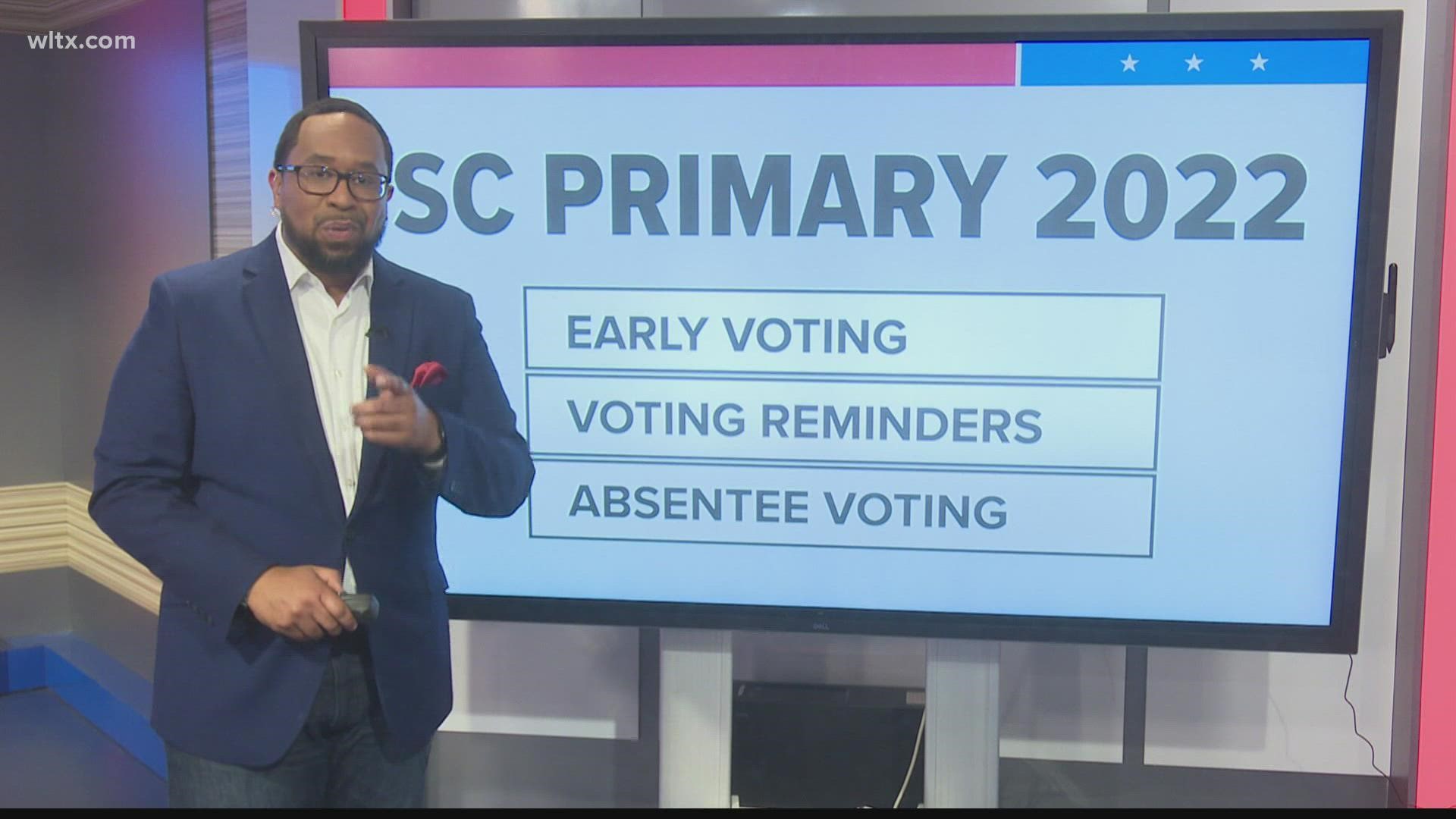 Early voting for the June 14th primary begins Tuesday, May 31, 2022. This is the first time early voting has been allowed in South Carolina.