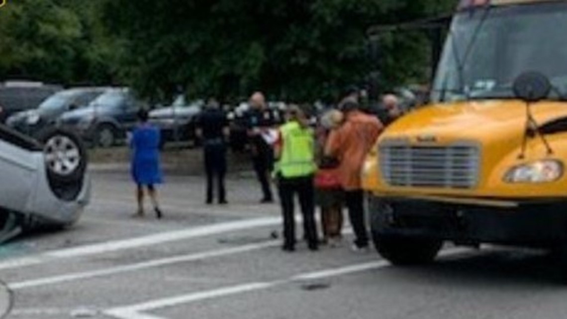 Two Notch Road Richland One school bus accident - Vimarsana News