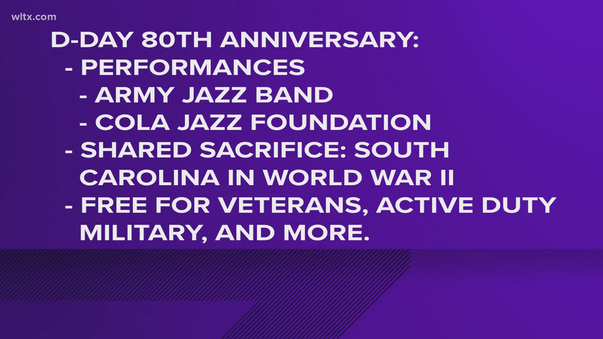 This Saturday, the South Carolina State Museum will host a special event in honor of the 80th anniversary of D-Day.