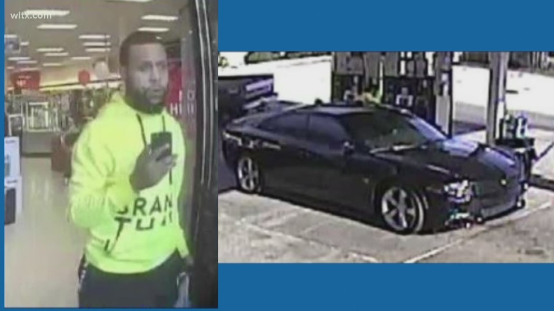 Investigators are looking for a man who used stolen credit cards to go on a shopping spree.