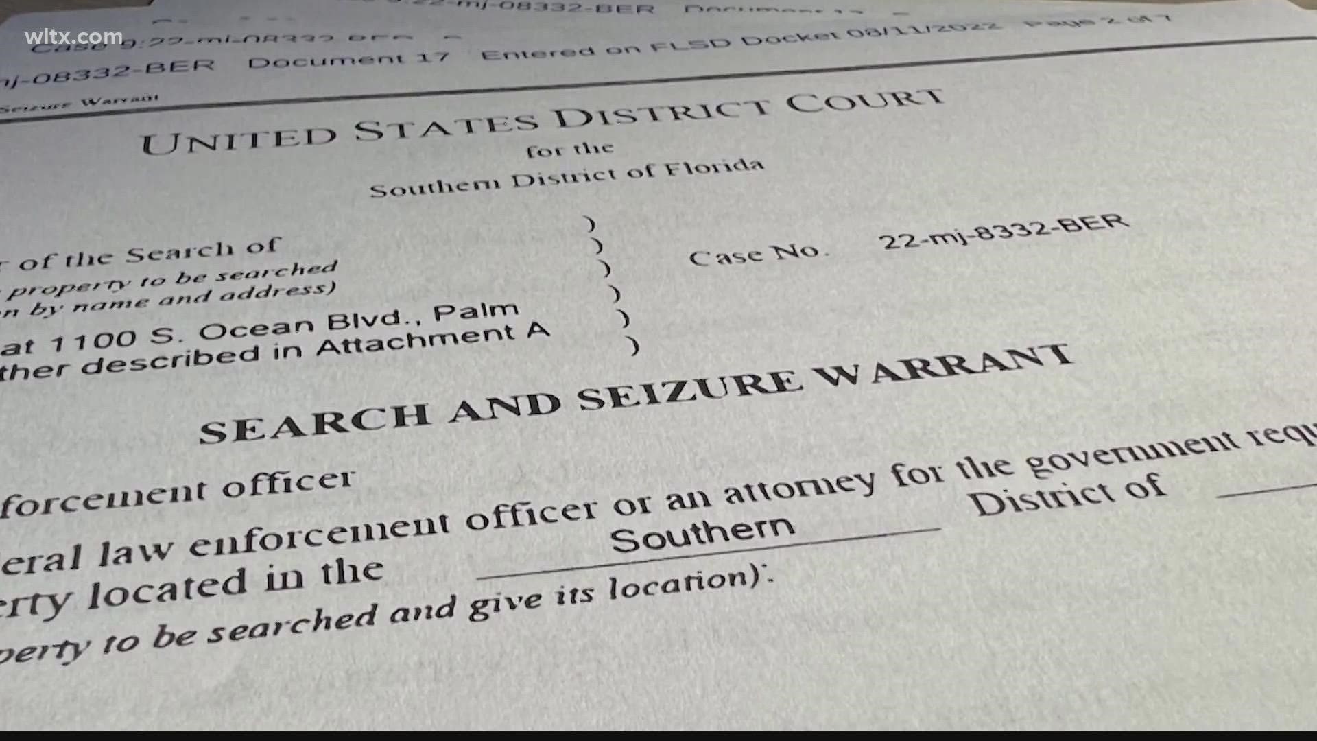 Judge Bruce Reinhart said e was "not prepared to find the affidavit should be fully sealed," during a hearing between members of the media and the Justice Dept.