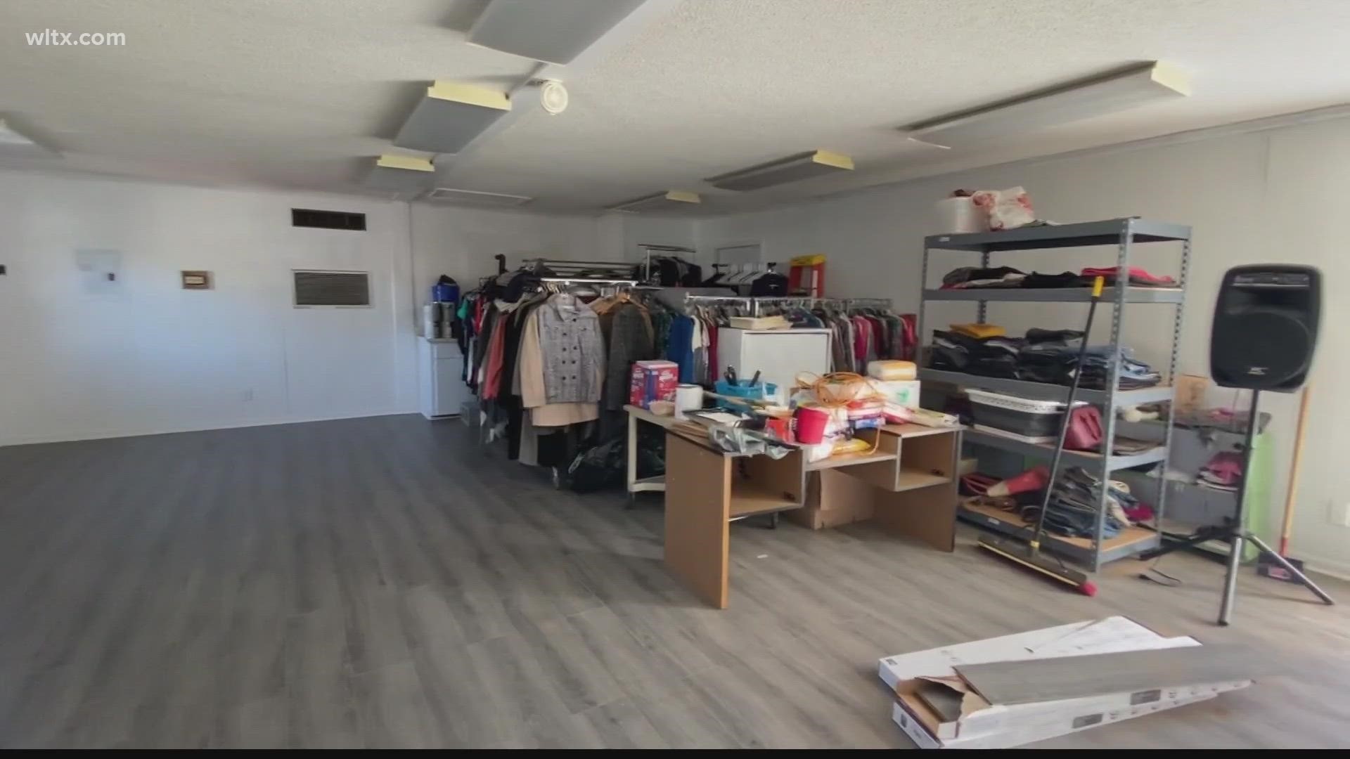 The Kershaw county sheriff's department saw a need and wanted to help so they created a place were domestic violence victims would have items to start over.