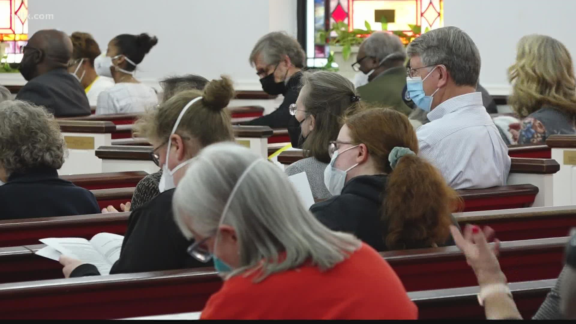 More than 200 people from all religious backgrounds met Tuesday to discuss solutions for reducing gun violence and improving affordable housing.