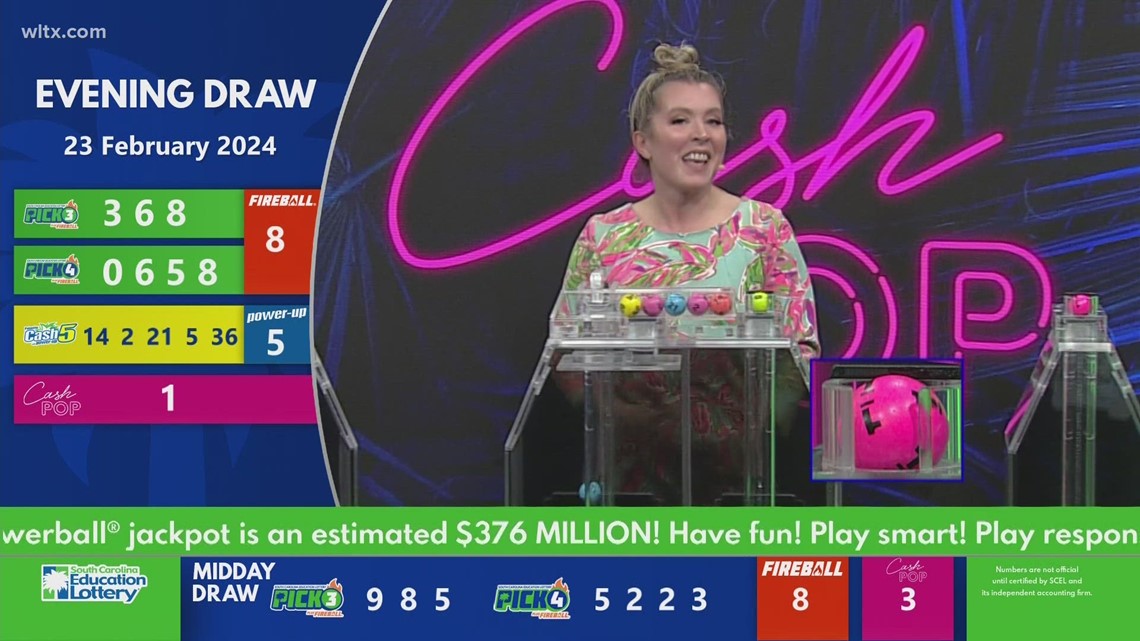 Evening SC winning lottery numbers for February 23, 2024