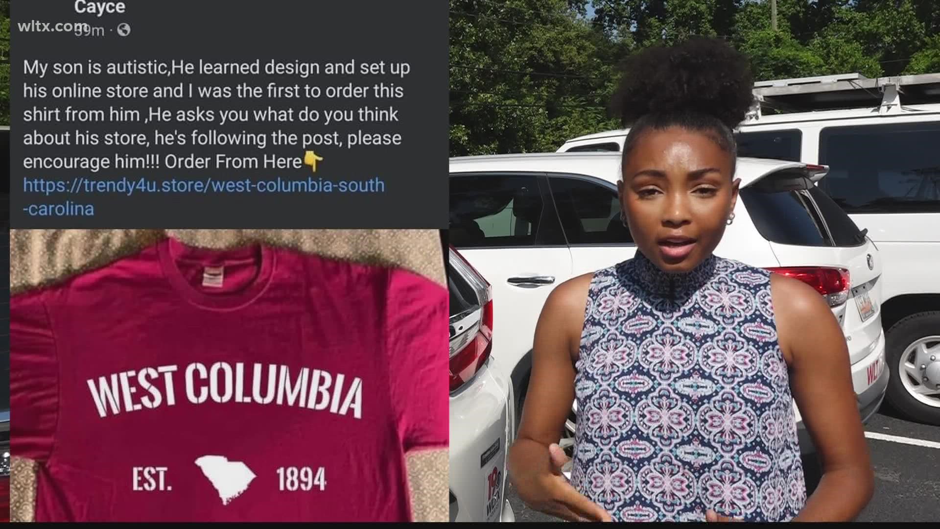 Scammers sell fake t-shirts Facebook | wltx.com