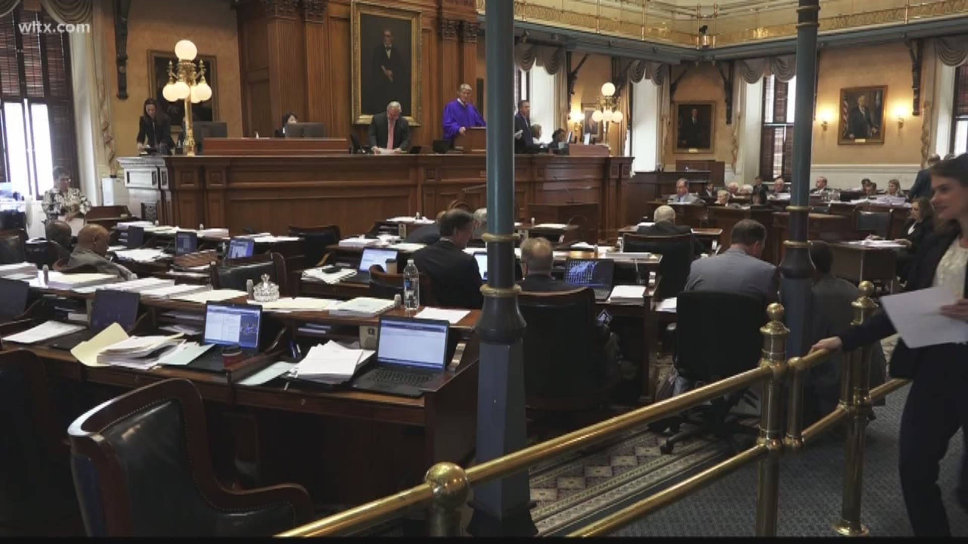 The bill includes money for voting machine, education and law enforcement