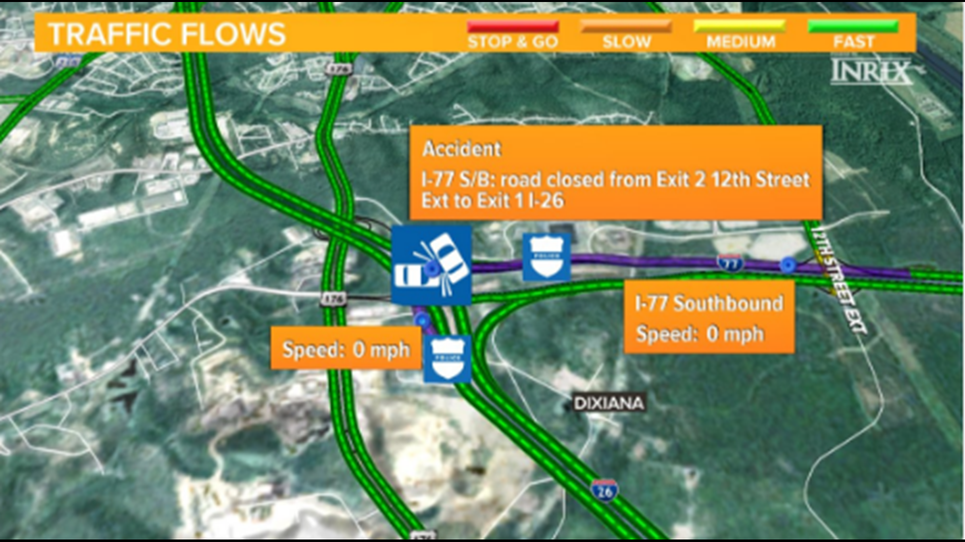 All Lanes Open on I-77 Near I-26 After Hazmat Spill | wltx.com