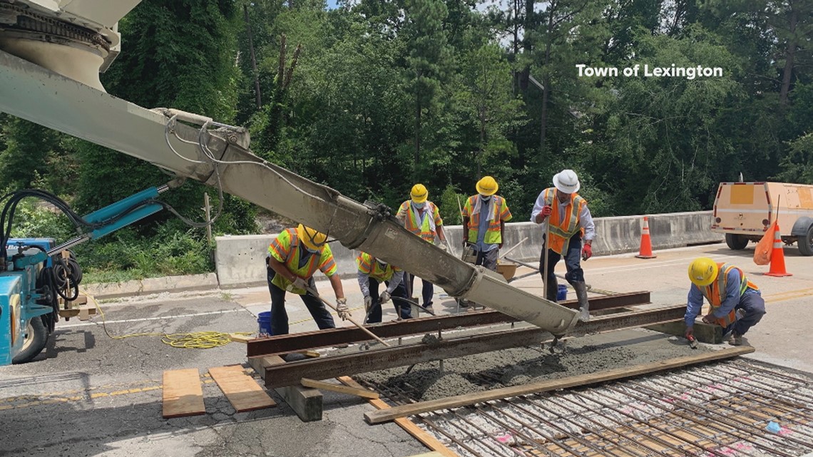 Gibson Road open in Lexington after bridge repaired