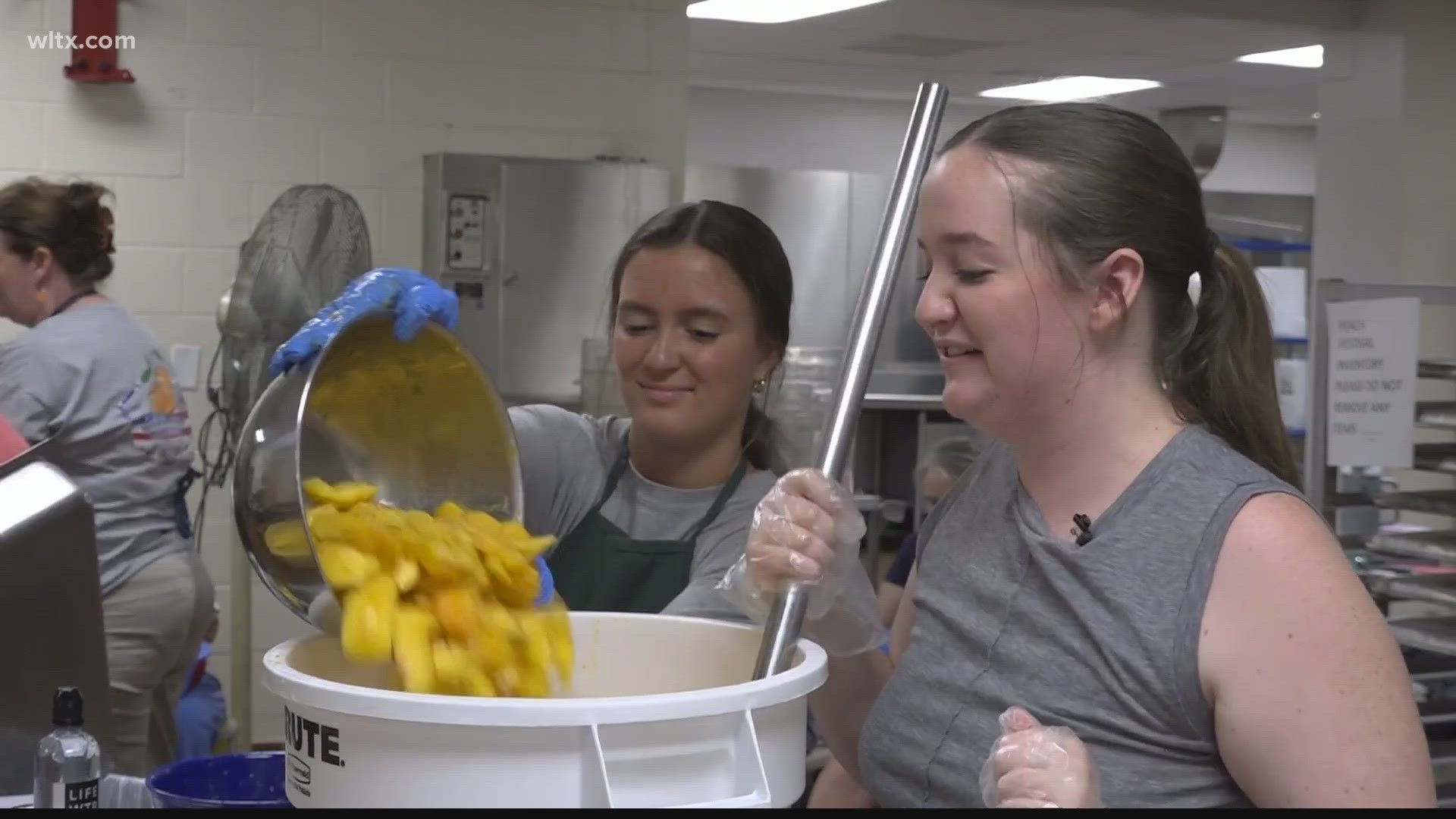 Looking peachy Volunteers prep ahead of Gilbert Peach Festival