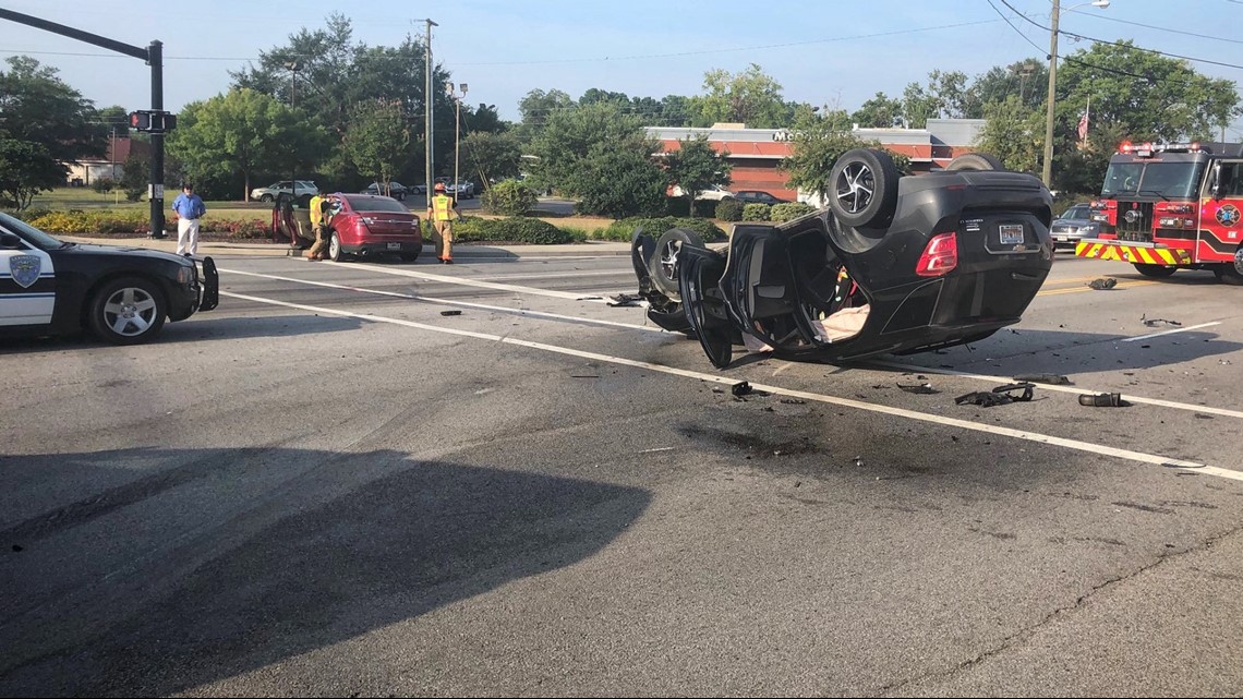 Main Street Reopened in Lexington Following Accident, Overturned