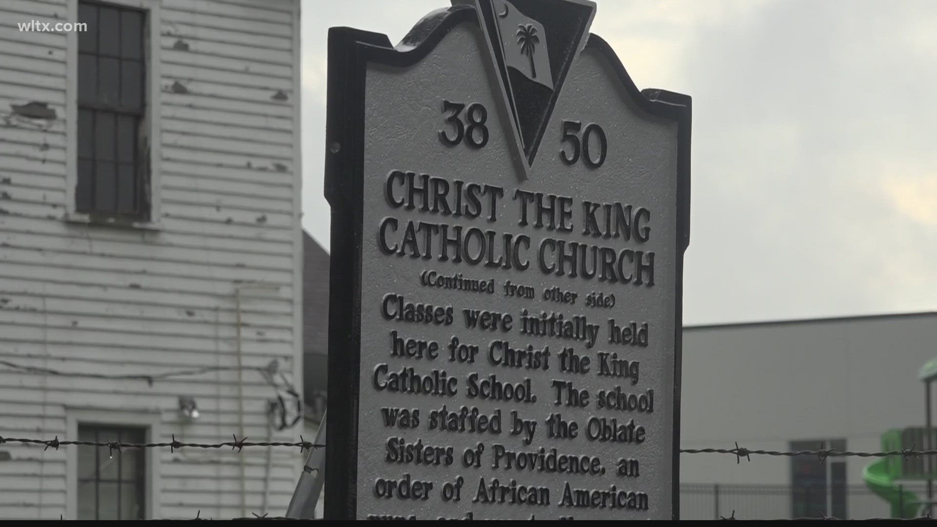 Historical markers were unveiled at The Christ the King Church and School. Both served hundreds of black parishioners until it closed in the mid 1960's.