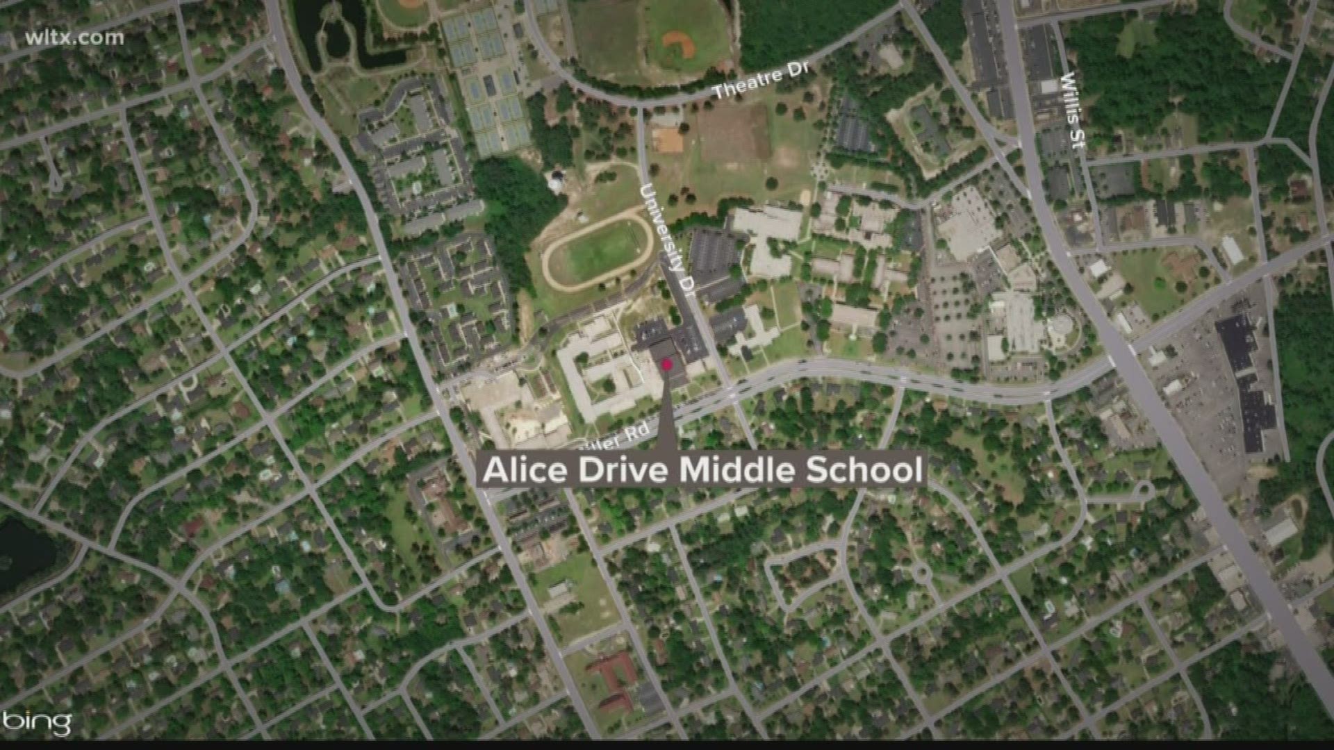A student at Alice Drive Middle School in Sumter was found with a loaded gun in his backpack, police say.