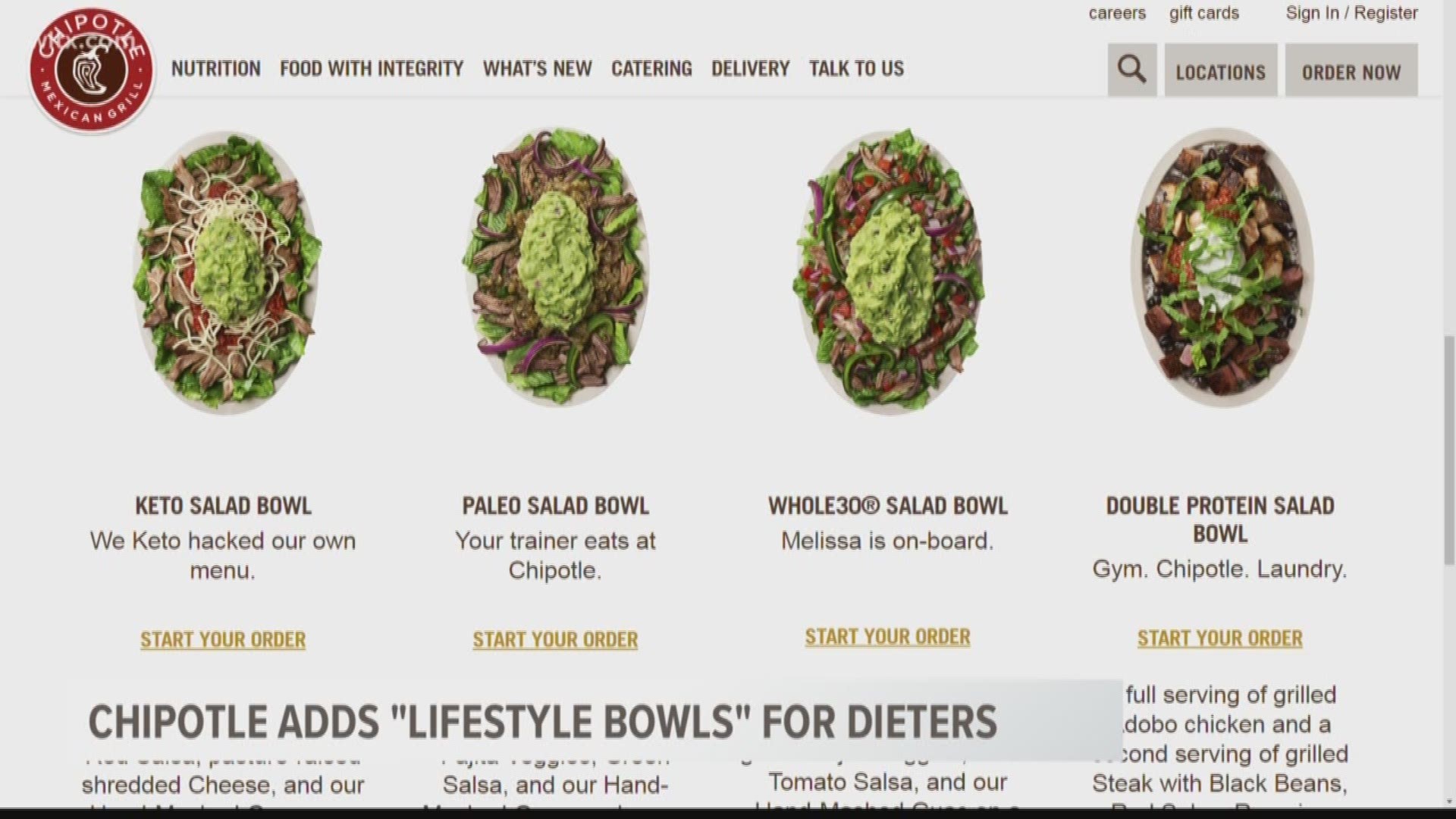 Chipotle Introduces Lifestyle Bowls Wltx