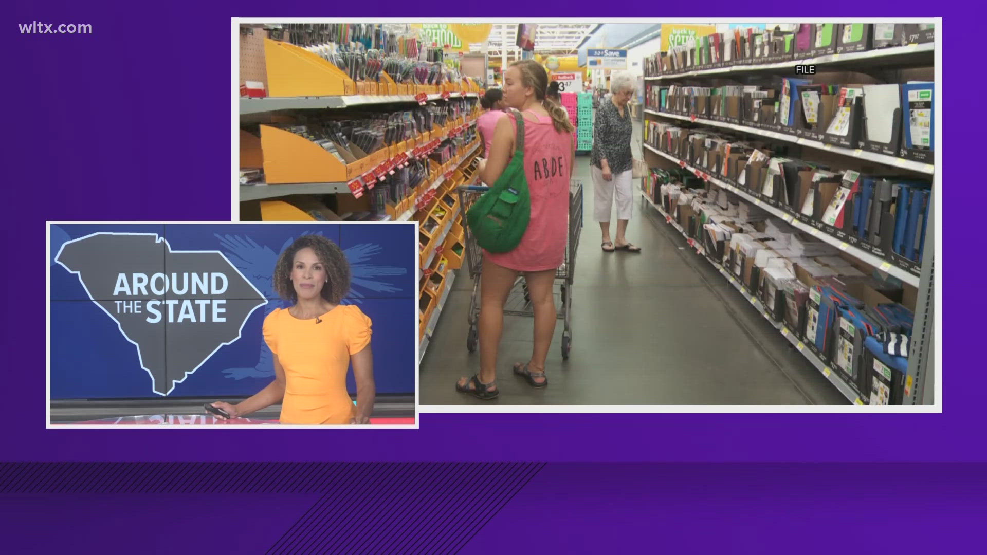 Many items are tax free the weekend of August 1-August 3.   