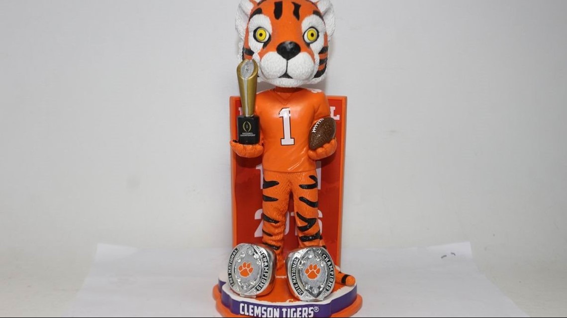 Clemson Two-Time National Title Bobblehead Available for Order