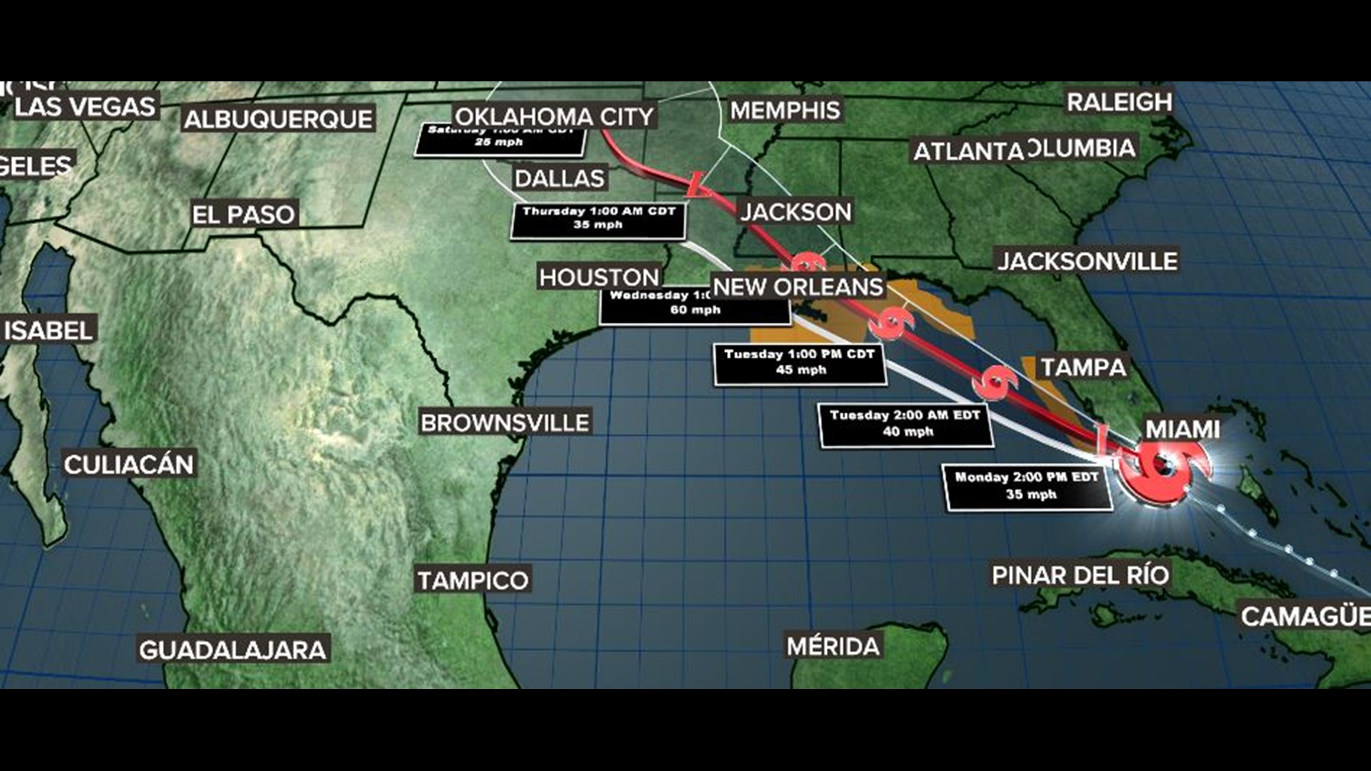 Tropical Storm Gordon Forms, Heading to The Gulf States | wltx.com