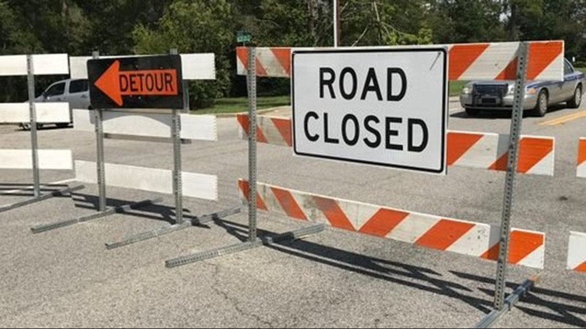 Road closures this weekend in Lexington and Sumter