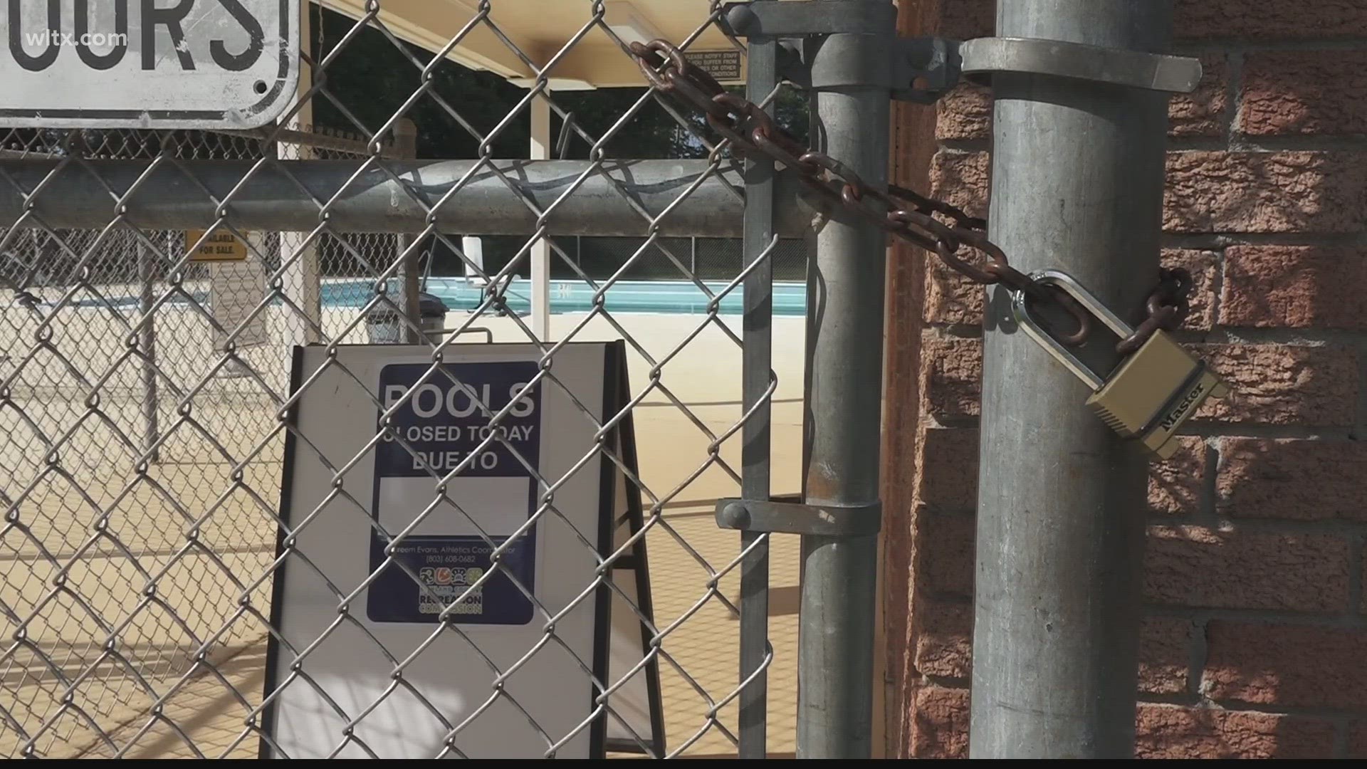 The Richland County Recreation Commission announced the Hopkins Park pool will be closed for the season due to safety concerns.