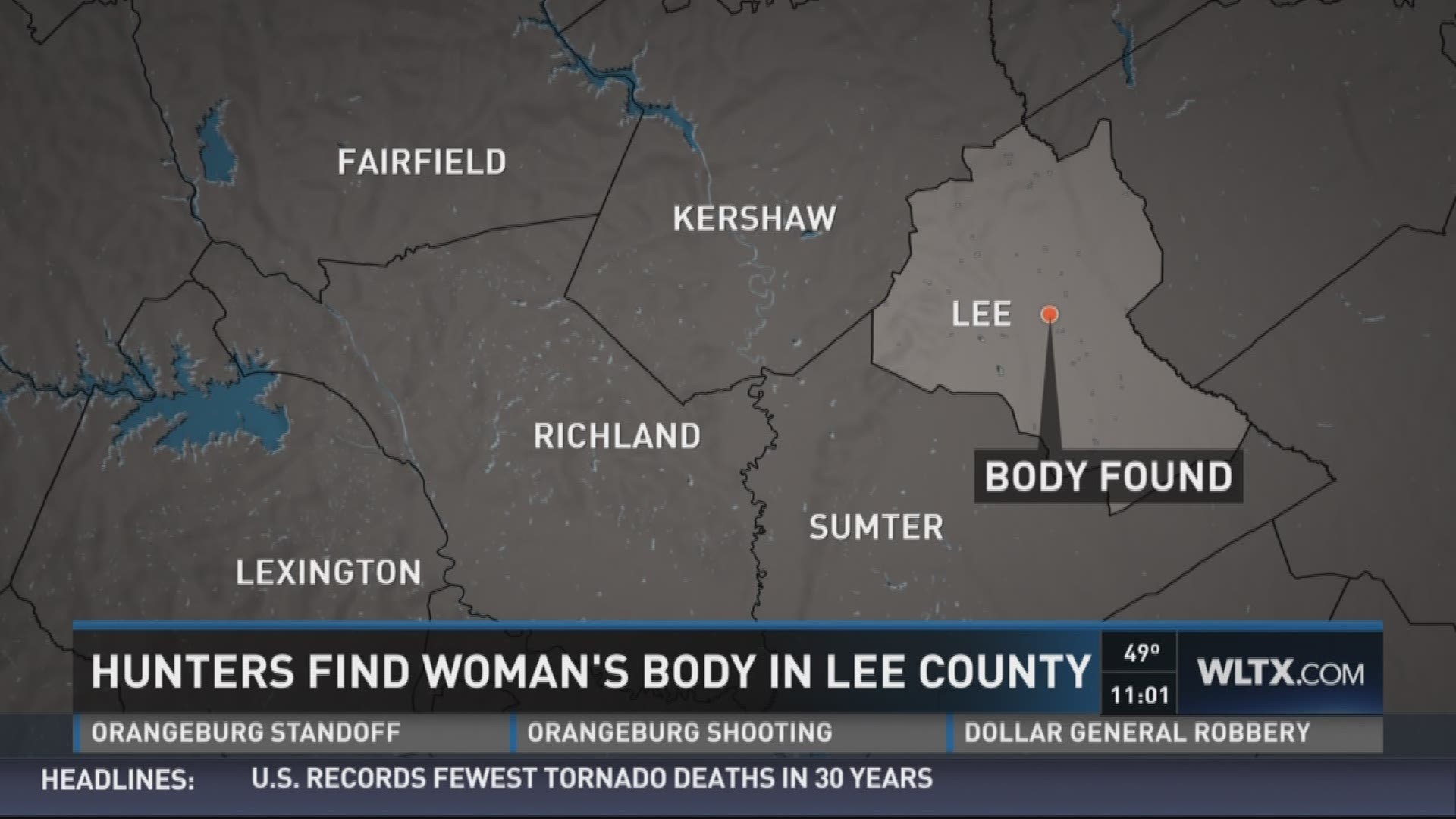 Hunters Find Woman's Body in Lee County 