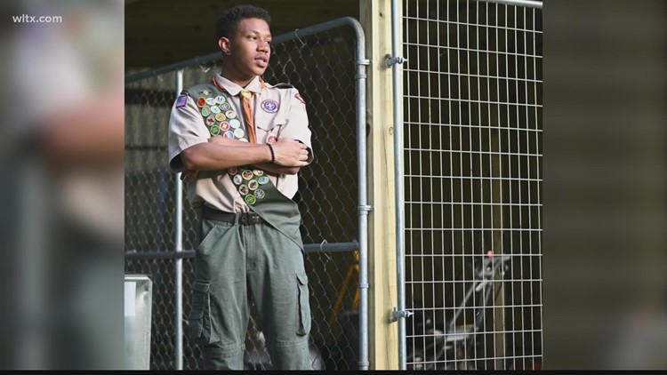South Carolina teen overcomes tumor to earn Eagle Scout rank