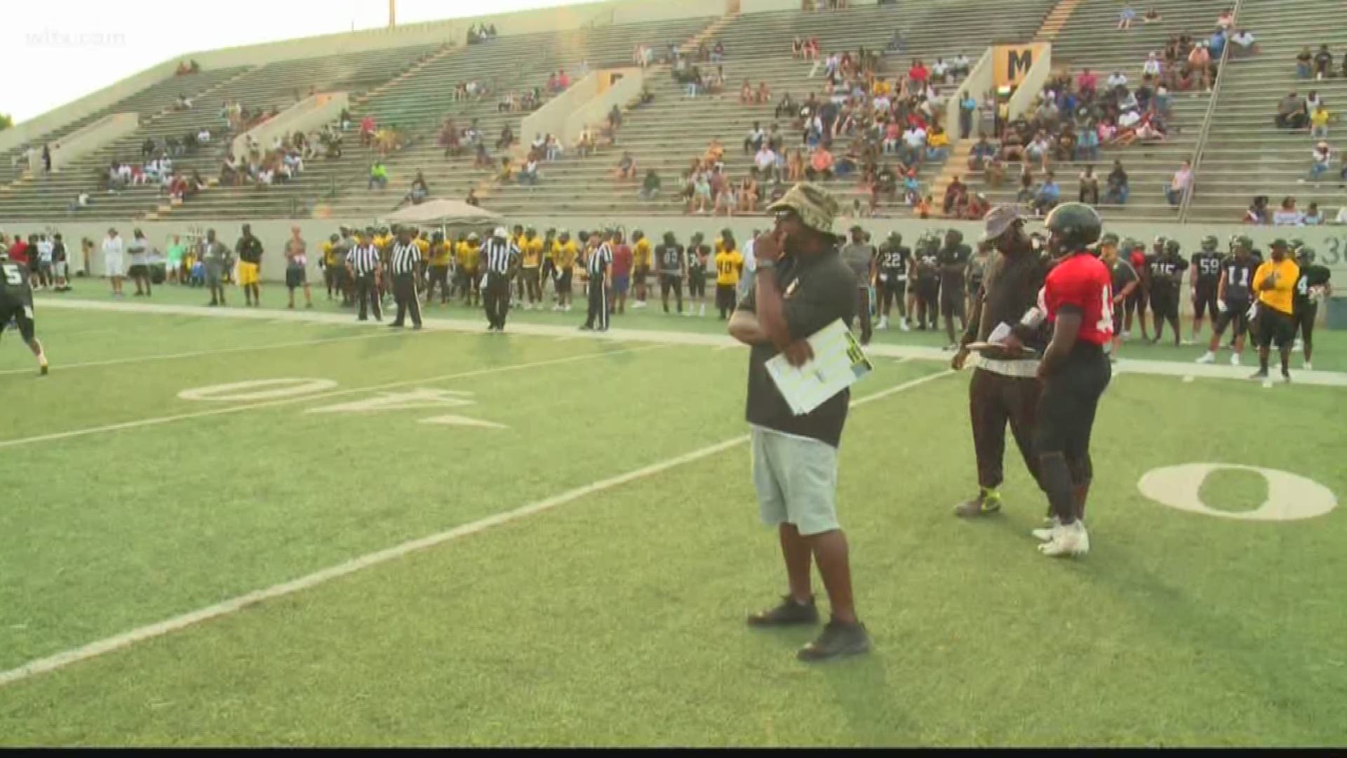New Irmo head football coach Aaron Brand says his team is making strides in the preseason.