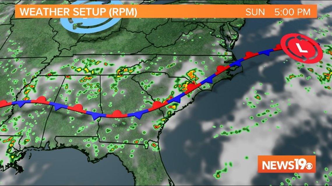 Scattered storms forecast across the Midlands | wltx.com