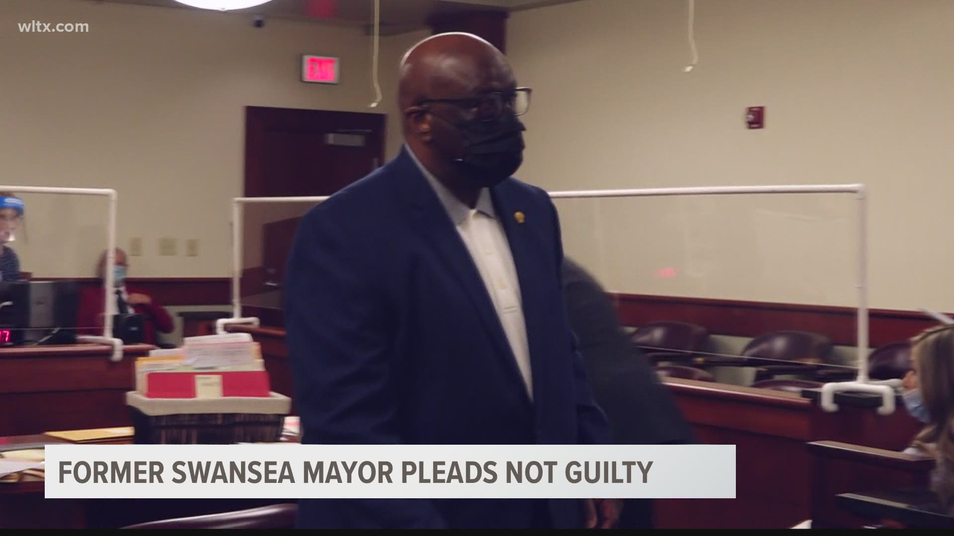 Swansea Mayor Jerald Sanders is accused of taking public funds and putting them in an account that only he managed.