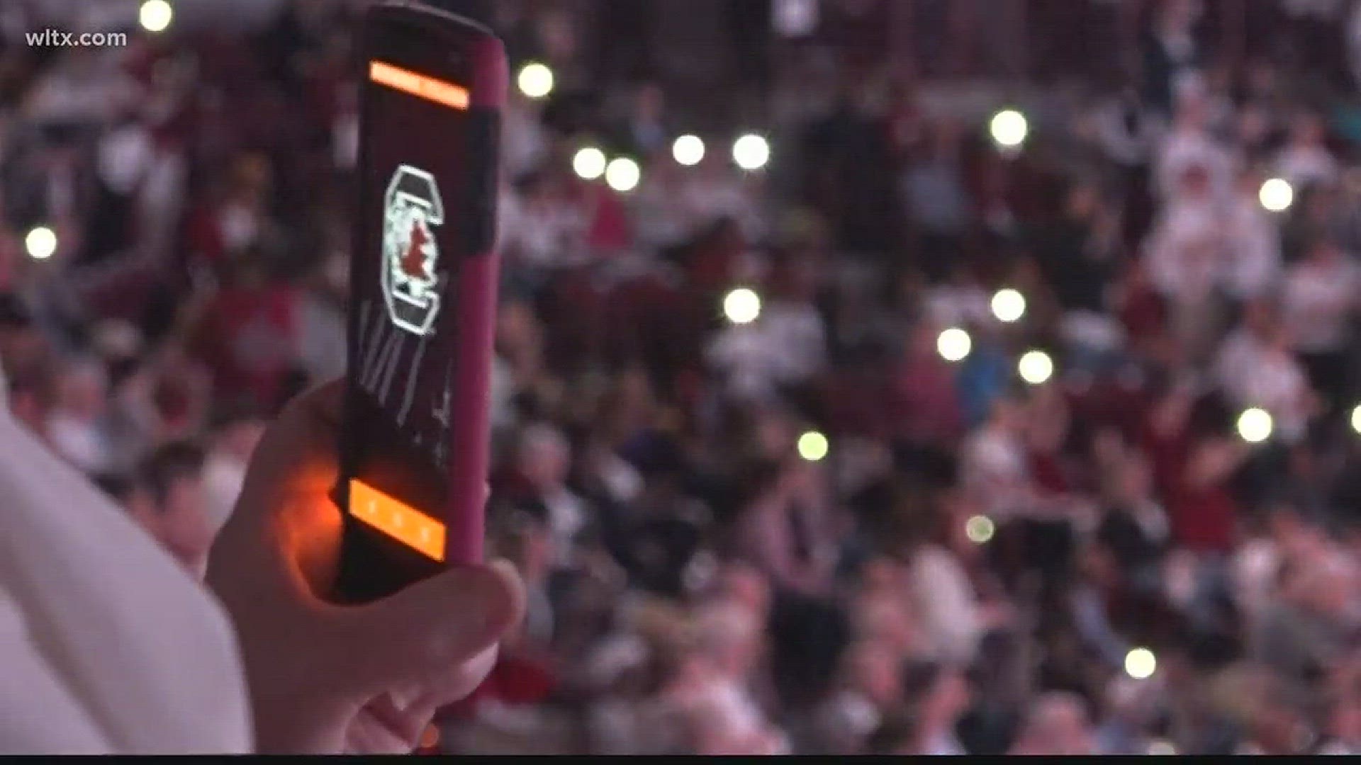 Have you been to a Gamecocks men's or women's basketball game this year?	Chances are you've noticed the light show during the intro videos.