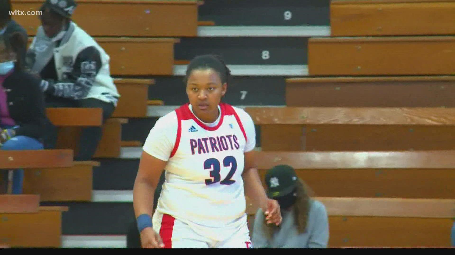 The catalyst for the Francis Marion University women's basketball team is Lauryn Taylor who leads the team in scoring and rebounding.