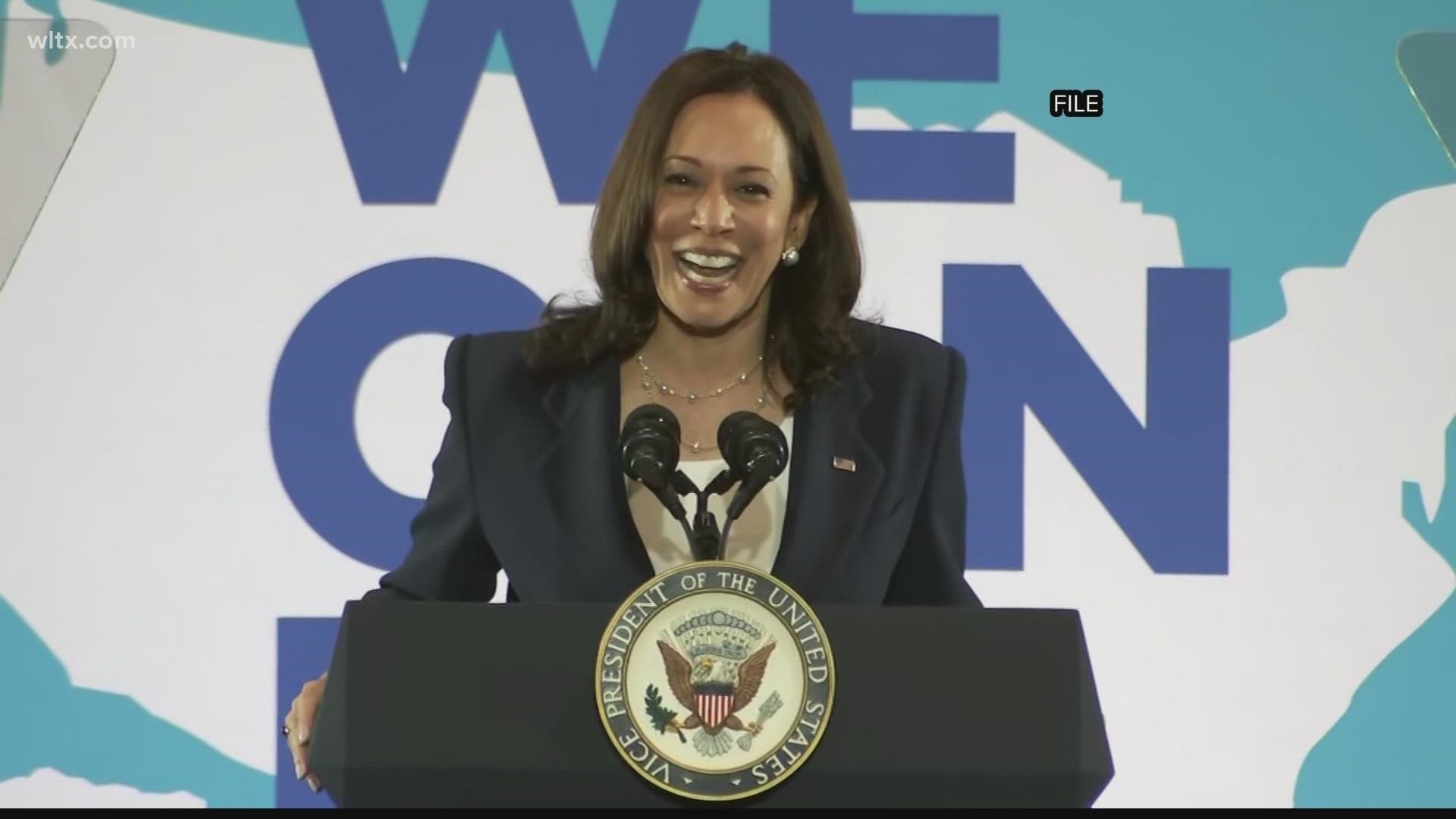 Vice-President Kamala Harris will make a stop in Columbia this week to attend a Democratic fundraising event.