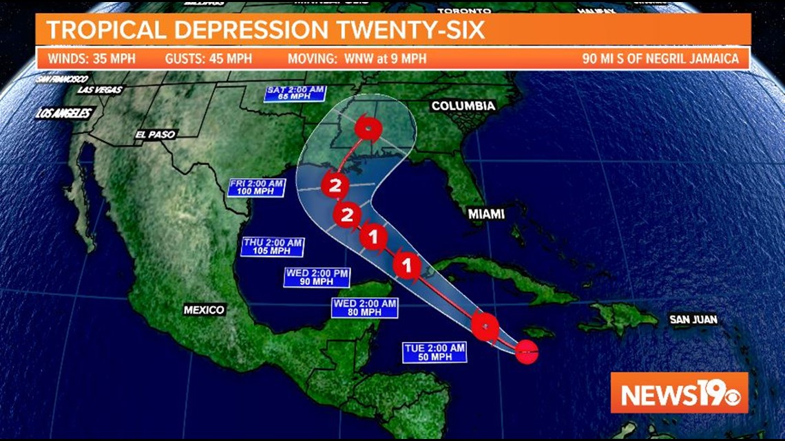 Tropical Storm Delta forms in the Caribbean | wltx.com