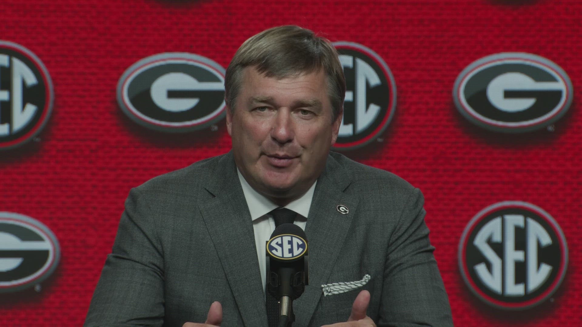 At SEC Media Days in Nashville, Georgia head football coach Kirby Smart talks about the challenge of keeping his team engaged in the daily battles.