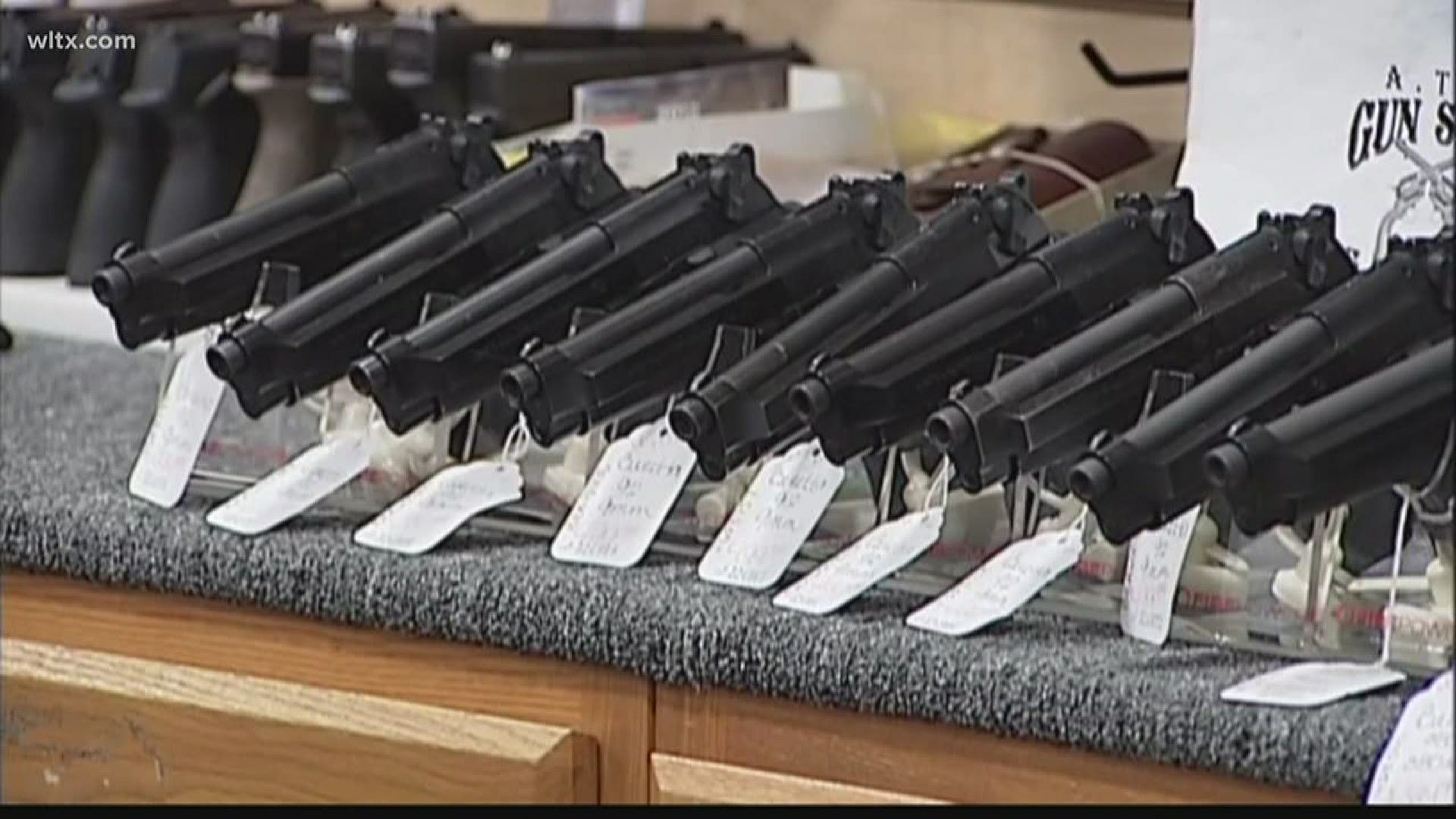 The Kershaw County Sheriff took to Facebook to address what he said has been a spike in gun sales recently.
