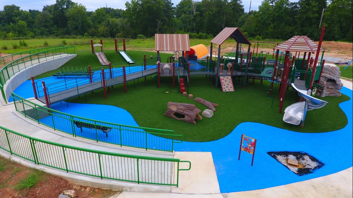 Inclusive playground at Saluda Shoals Park