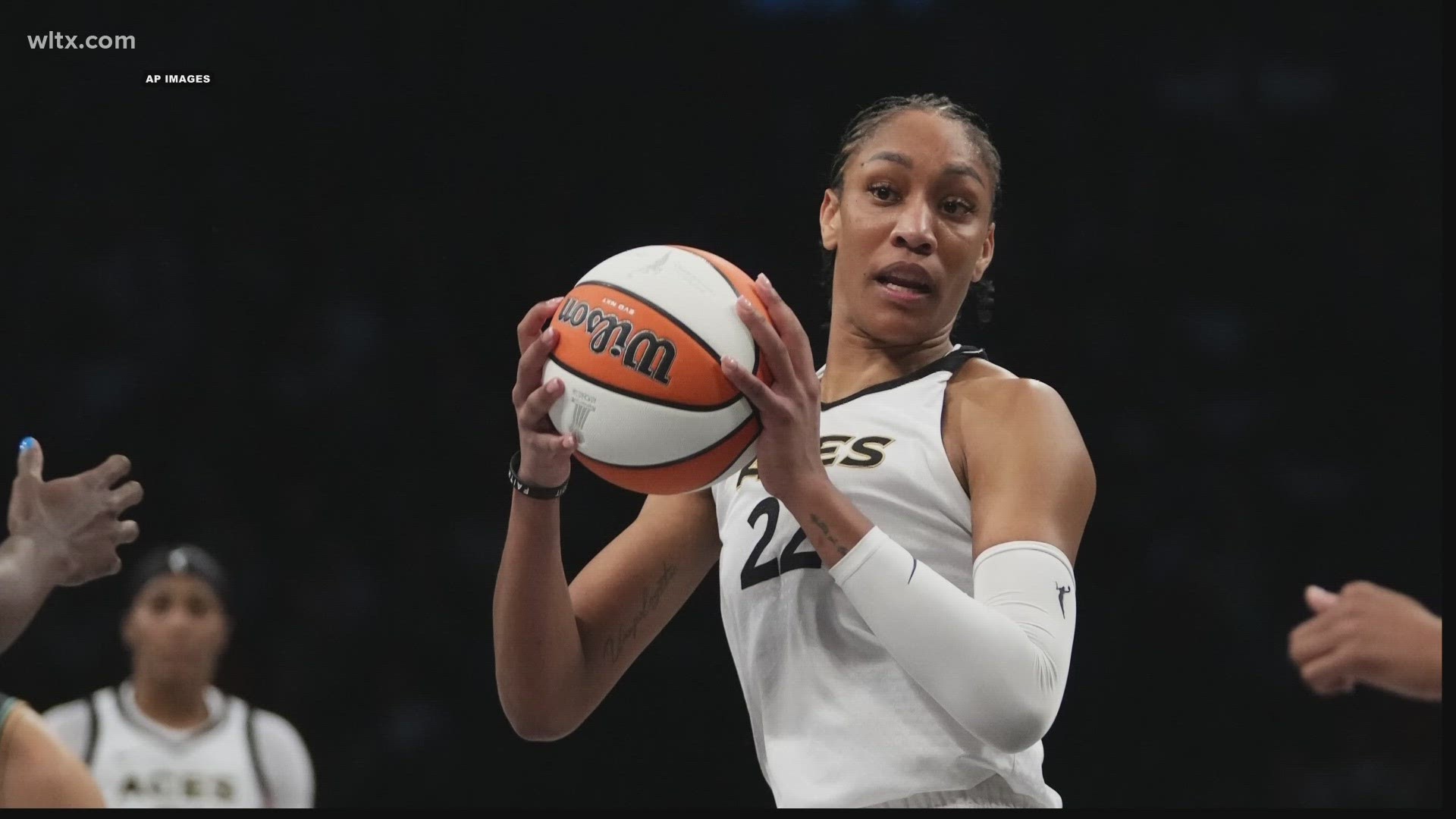 The WNBA champion Wilson and her team the Las Vegas Aces will play the Puerto Rican National Team in Columbia in May.