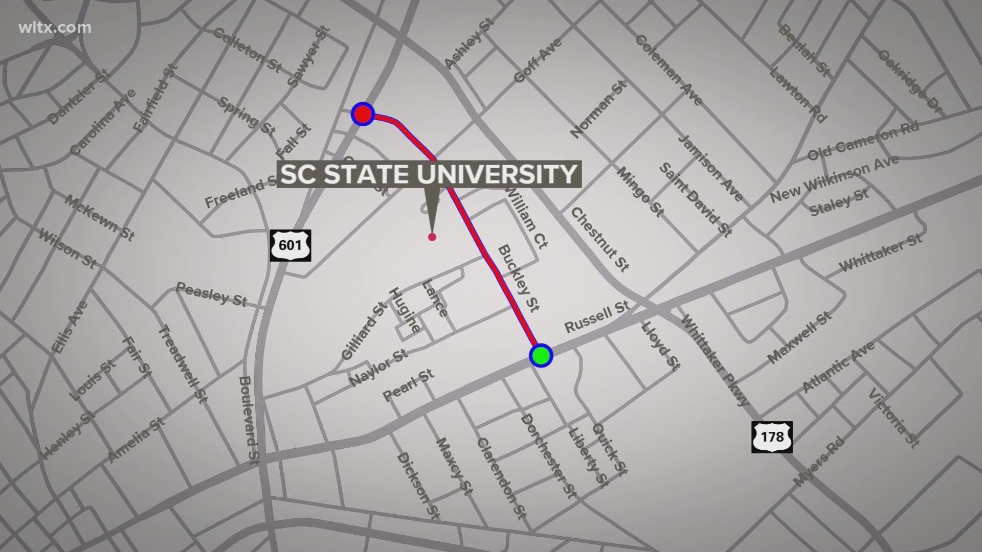 Orangeburg law enforcement is investigating after an off-campus shooting led to a brief shelter-in-place at South Carolina State University Wednesday morning.