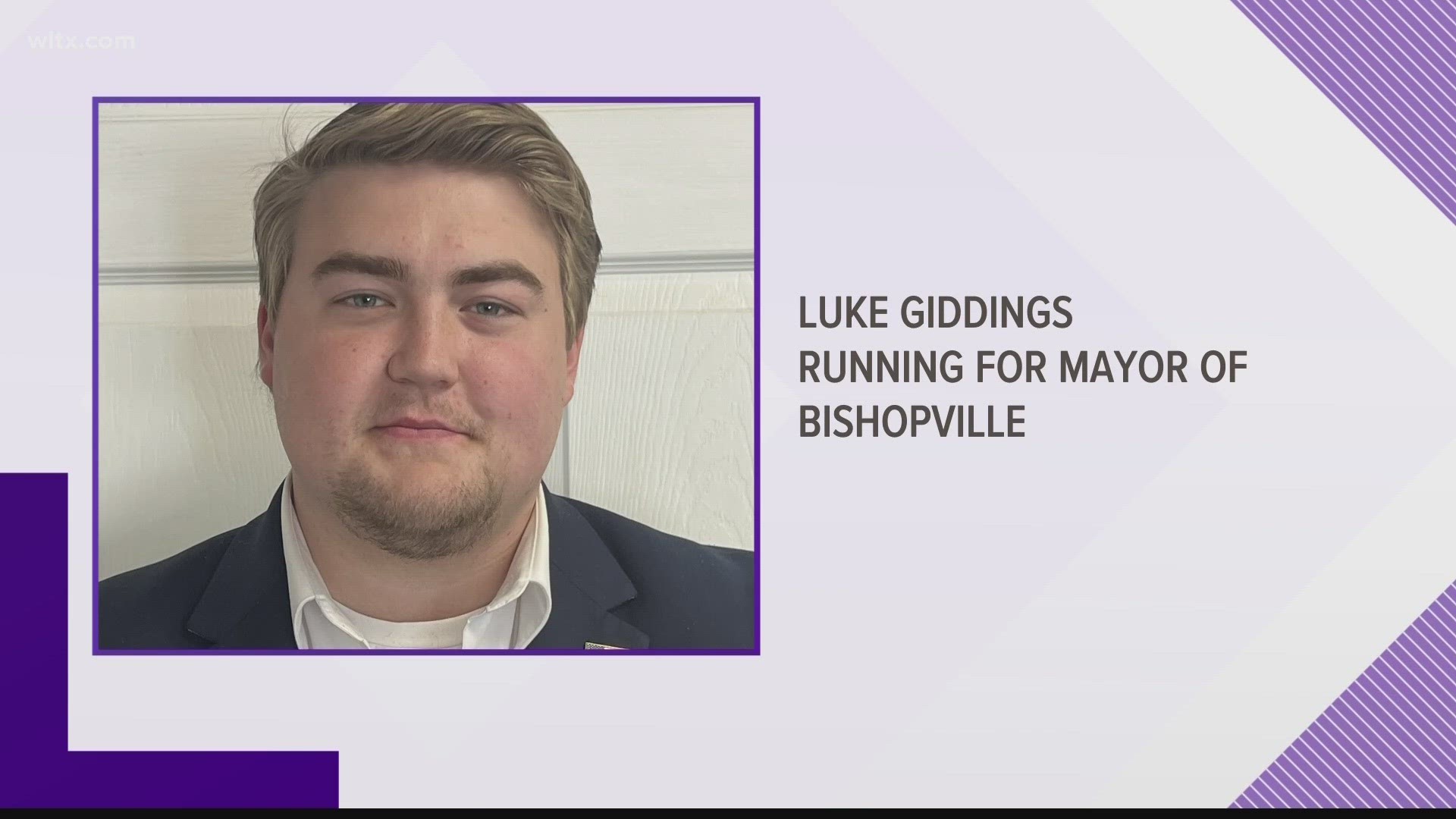 21-year-old Luke Giddings has defeated 79-year-old incumbent mayor Grady Brown, Sr. to become Bishopville's new mayor.