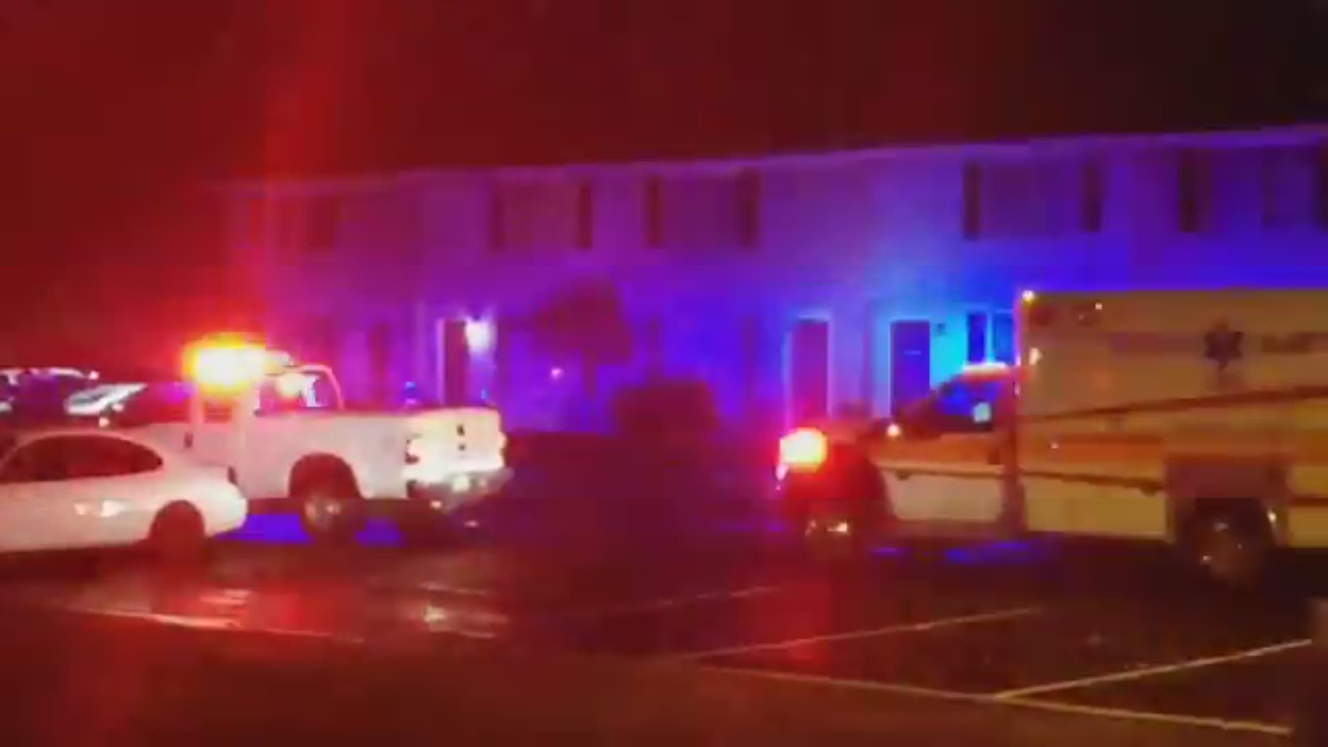 Richland County deputies are on the scene of a shooting near Petan Apartments.