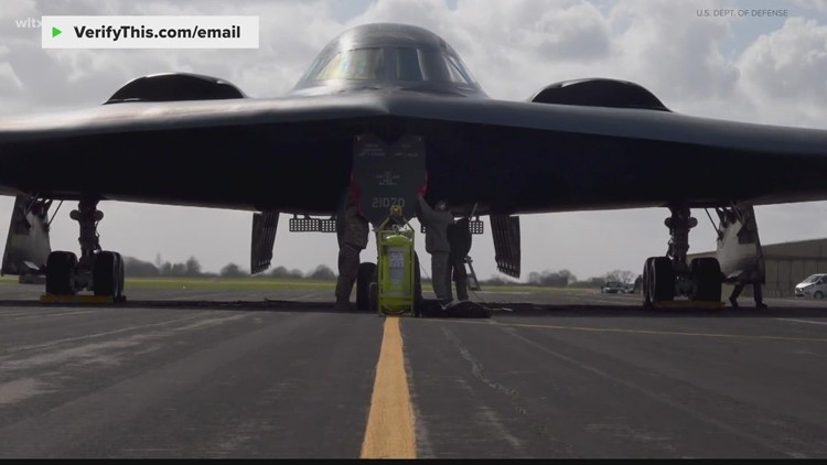 No, a U.S. B-2 stealth bomber did not land in Poland amid Ukraine-Russia war